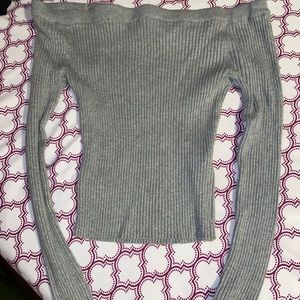 Off shoulder long sleeve top